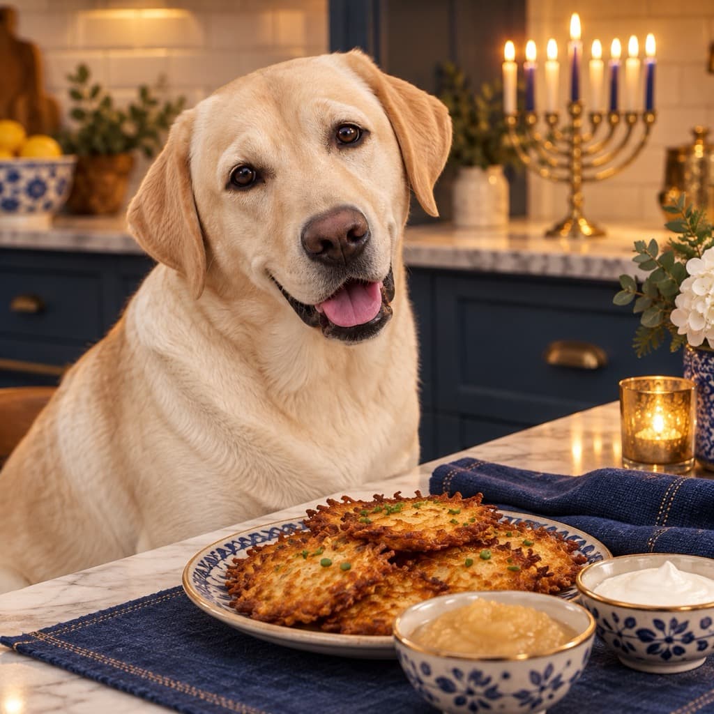 Latke Kitchen panel example for Festival of Lights wall art set