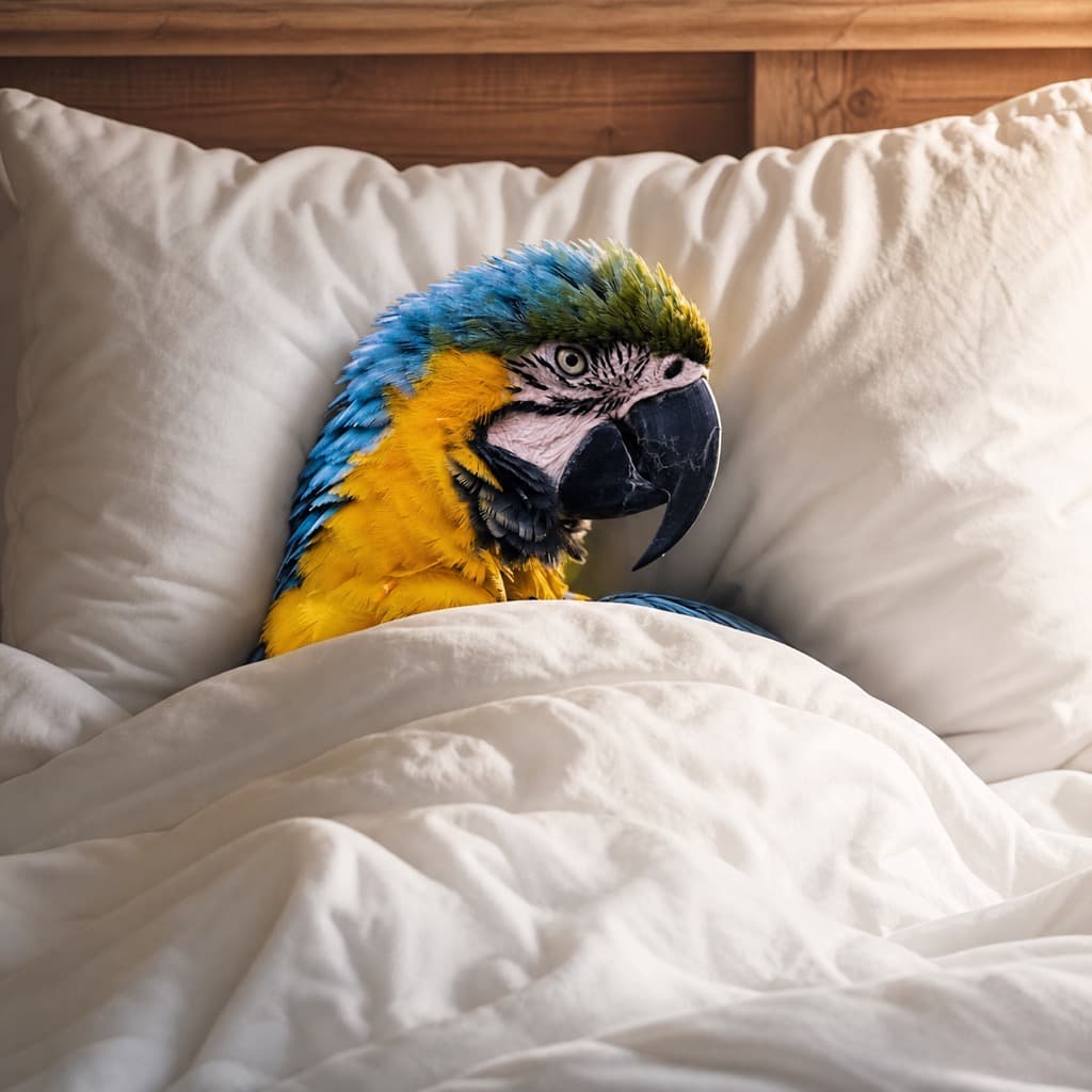 Bird as Tucked In — Sweet Dreams wall art panel 1