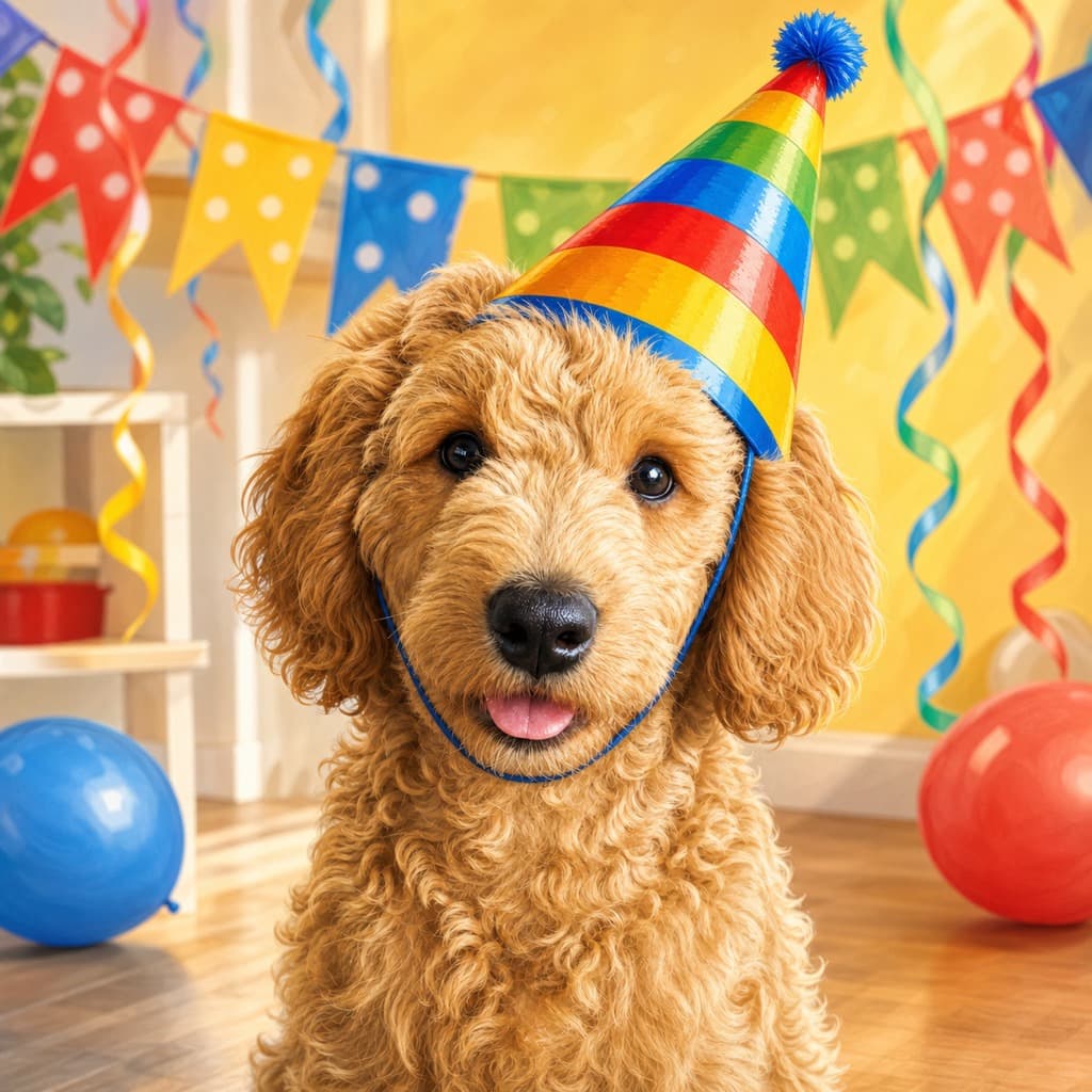 Birthday & Gotcha Day wall art set example
