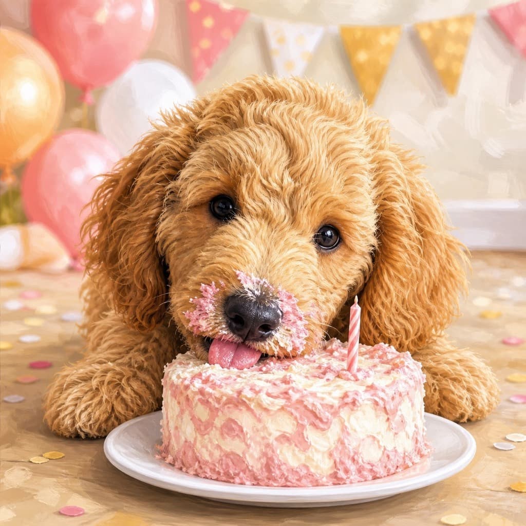 Cake Smash pose option for Birthday & Gotcha Day wall art