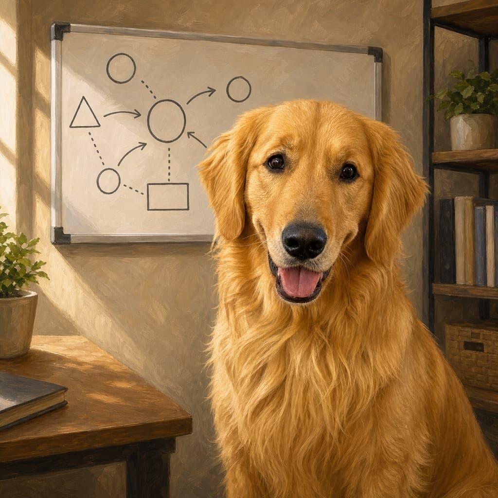 Whiteboard Strategist pose option for Work From Home wall art