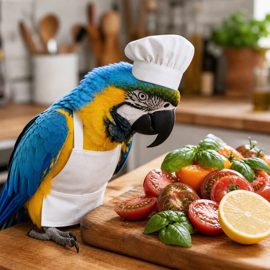 Bird as Prep Station — Sous Chef wall art panel 1
