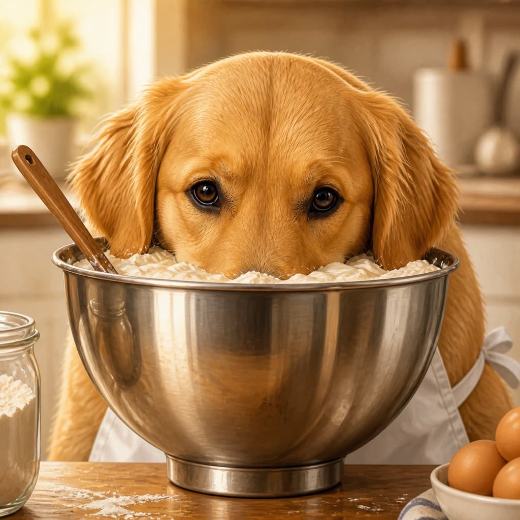 Mixing Bowl Lick pose option for Sous Chef wall art