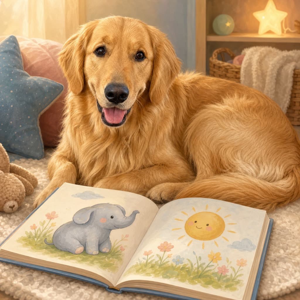 Storytime pose option for Storybook wall art