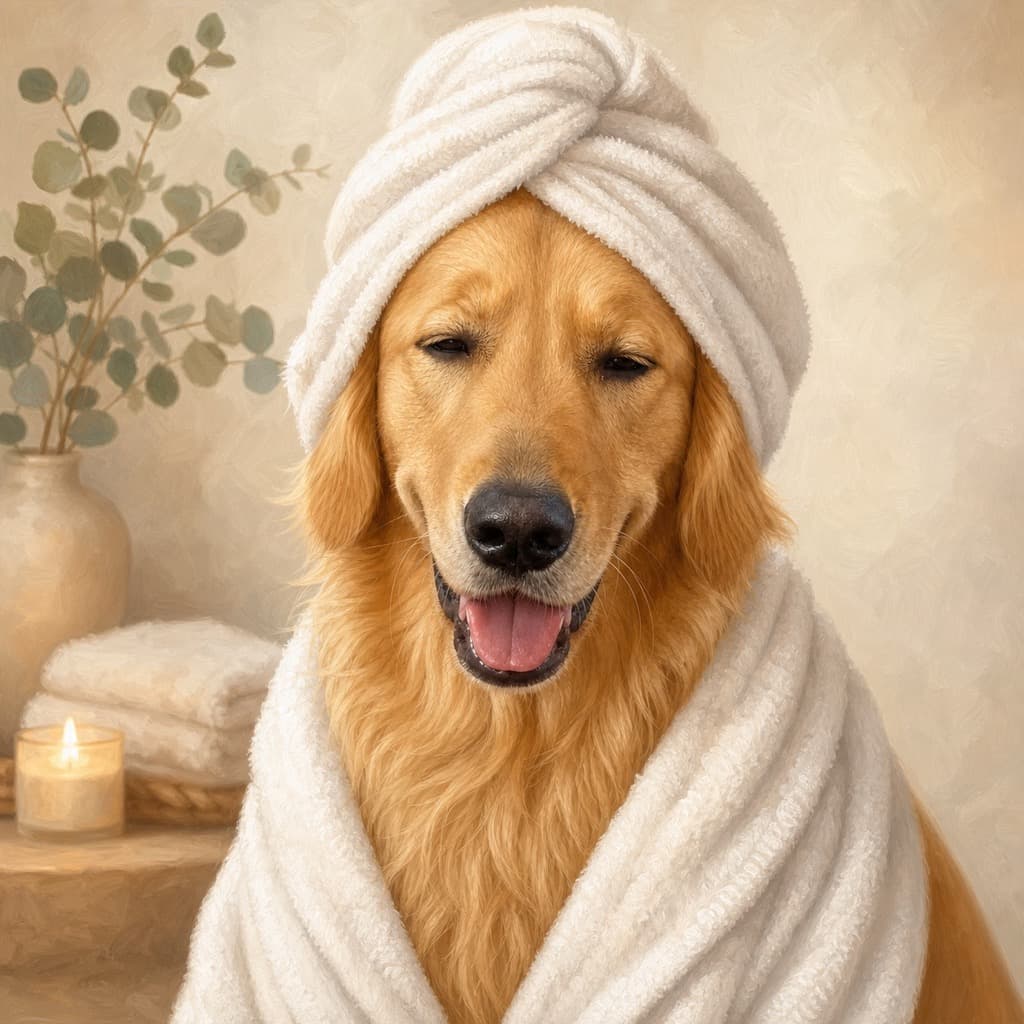 Custom Pet Spa Day Wall Art preview