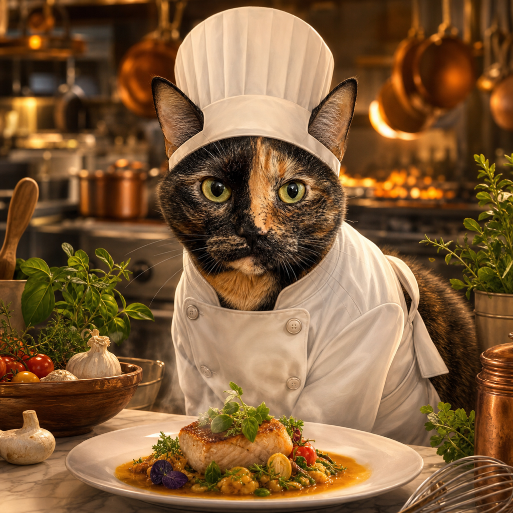 Chef character portrait example