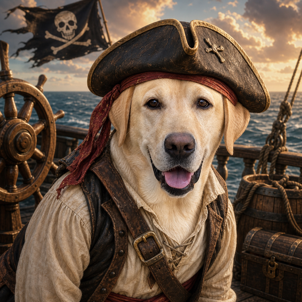 Pirate character portrait example