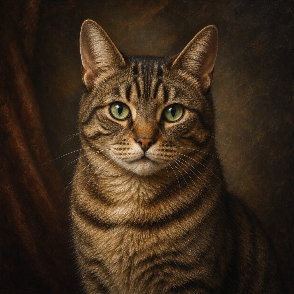 Classic Portrait pet portrait example 2