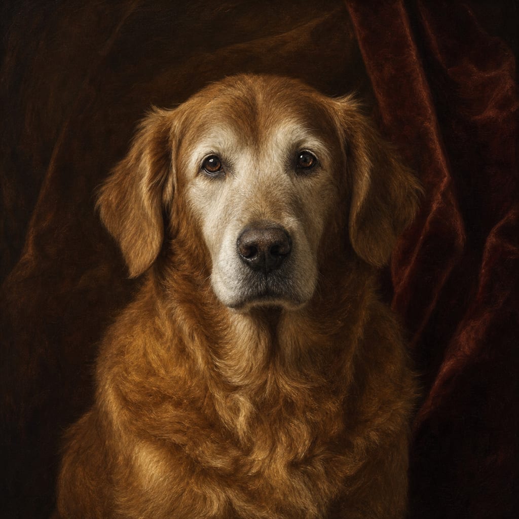 Classic Portrait pet portrait example 1