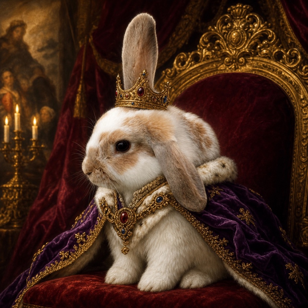 Royal Portrait pet portrait example 3